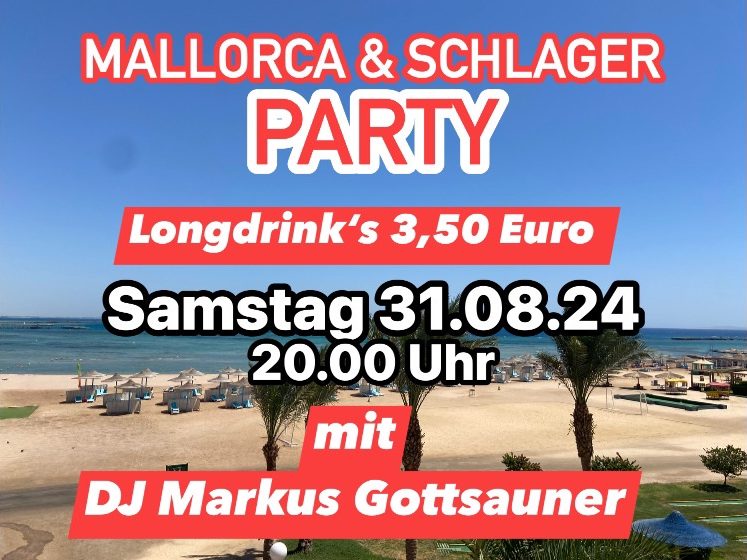 Mallorca und Schlager Party in Danys Bar und Lounge